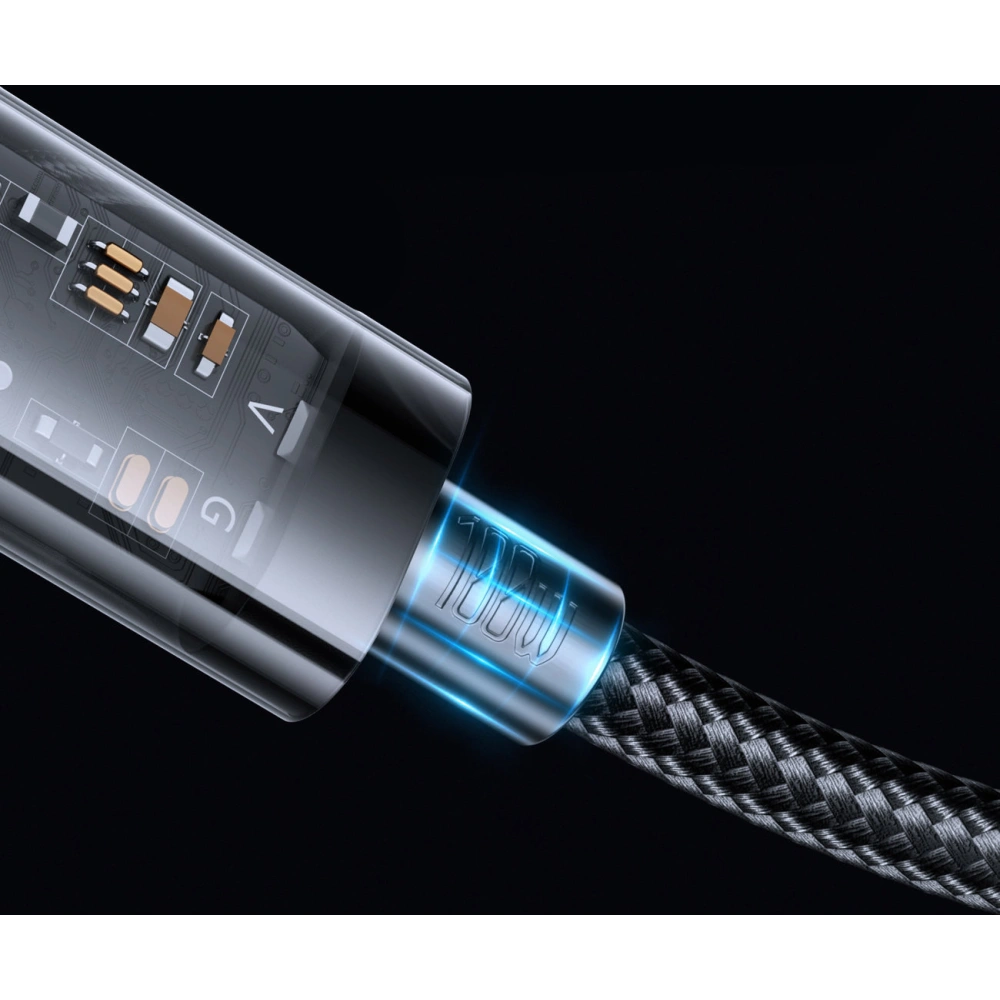 Kabel Joyroom przewód USB/USB-C 100W 1,2m czarny (S-CC100A12)