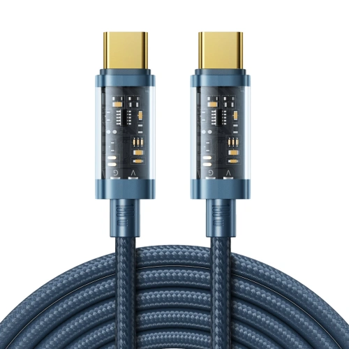 Buy Joyroom cable USB Type-C - USB Type-C 100W 2m blue (S-CC100A20) - JYR453 - {ean13} - Home Screen Store Europe
