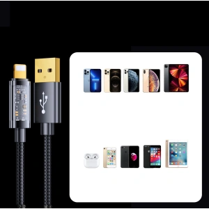 Joyroom USB cable - Lightning for charging / data transmission 2.4A 20W 1.2m blue (S-UL012A12)