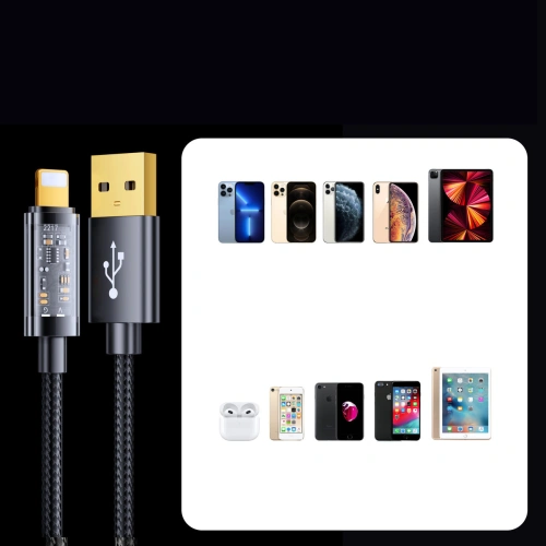 Kup Kabel Joyroom USB/Lightning 2,4A 20W 2m černý (S-UL012A20) - JYR456 - {ean13} - Sklep Home Screen