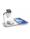 ZENS Dual+Watch Wireless Charger für zwei Geräte und Apple Watch (weiß)