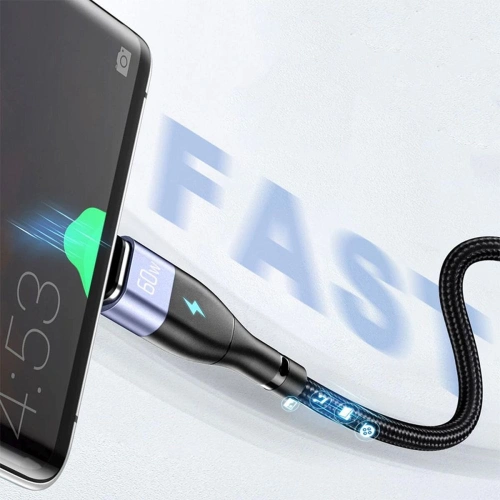 Kup Kabel magnetyczny Tech-Protect Magnetic 3in1 USB-C/USB-C-Lightning-microUSB PD 60W/3A 1m Grey - THP1507 - {ean13} - Sklep Home Screen