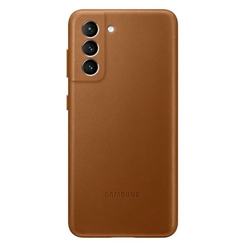 Kup [OUTLET] Case Samsung Galaxy S21+ Plus EF-VG996LA braun/brown Lederhülle - OT-372 - {ean13} - Sklep Home Screen