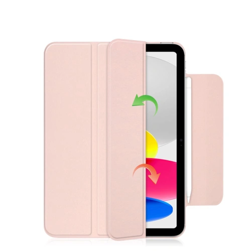 Kup Etui Tech-Protect Smartcase Magnetic Apple iPad 10.9 2022 (a 10-a generație) Roz - THP1513 - {ean13} - Sklep Home Screen