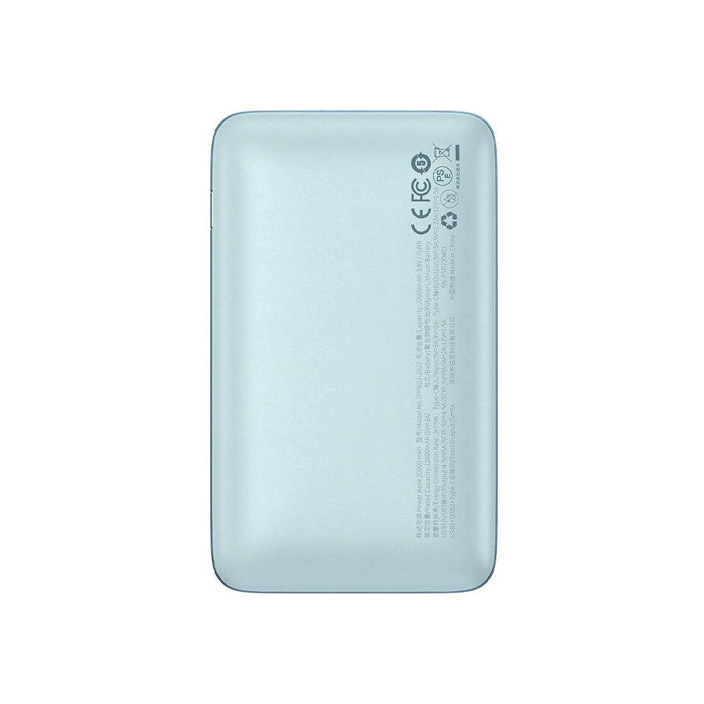 Powerbank Baseus Bipow Pro 20000mAh, 2xUSB, USB-C, 22.5W (niebieski)