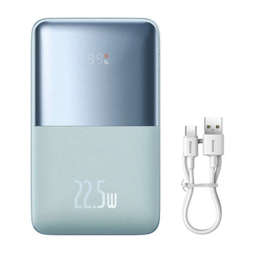 Kup Powerbank Baseus Bipow Pro 20000mAh, 2xUSB, USB-C, 22.5W (modrý) - BSU3674 - {ean13} - Sklep Home Screen