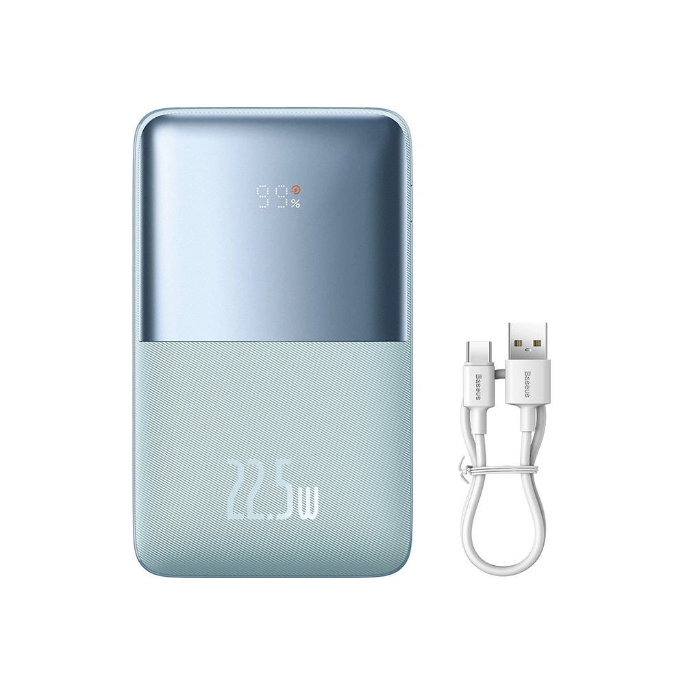 Powerbank Baseus Bipow Pro 20000mAh, 2xUSB, USB-C, 22.5W (niebieski)