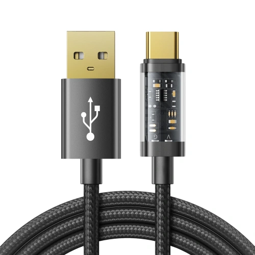 Kup Cablul Joyroom USB/USB-C 3A 1,2m negru (S-UC027A12) - JYR458 - {ean13} - Sklep Home Screen