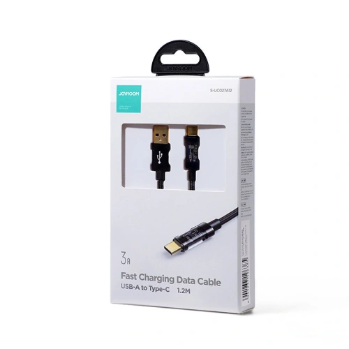 Kup Cablul Joyroom USB/USB-C 3A 1,2m negru (S-UC027A12) - JYR458 - {ean13} - Sklep Home Screen