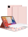 Billentyűzetes tok Tech-Protect SC Pen Apple iPad Pro 11 2020/2021/2022 (2., 3. és 4. generáció) Rózsaszín