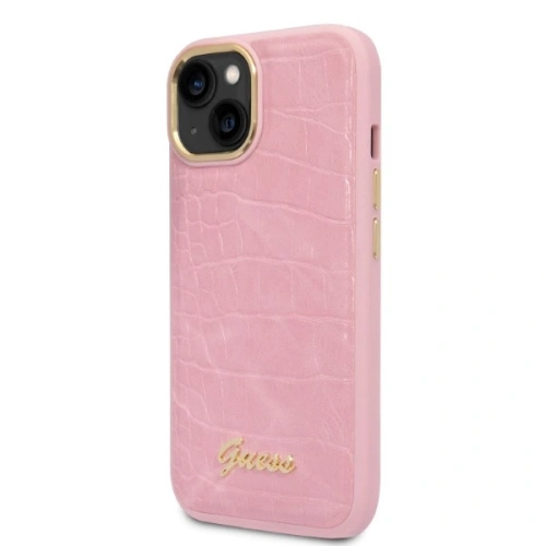 Kup Etui Guess GUHCP14MHGCRHP Apple iPhone 14 Plus / 15 Plus rózsaszín/pink hardcase Croco Collection - GUE2258 - {ean13} - Sklep Home Screen