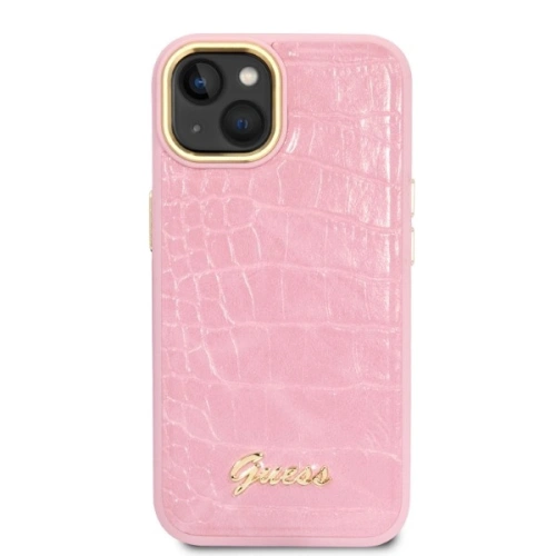 Kup Etui Guess GUHCP14MHGCRHP Apple iPhone 14 Plus / 15 Plus rózsaszín/pink hardcase Croco Collection - GUE2258 - {ean13} - Sklep Home Screen