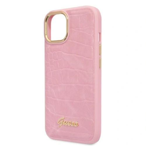 Kup Etui Guess GUHCP14MHGCRHP Apple iPhone 14 Plus / 15 Plus rózsaszín/pink hardcase Croco Collection - GUE2258 - {ean13} - Sklep Home Screen