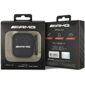 Kup Etui Mercedes AMG AMA2SLWK Apple AirPods cover czarny/black Leather - MRS63 - {ean13} - Sklep Home Screen