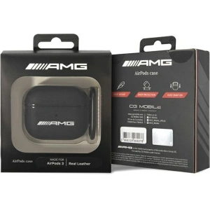 Kup Etui Mercedes AMG AMA3SLWK Apple AirPods 3 cover czarny/black Leather - MRS64 - {ean13} - Sklep Home Screen