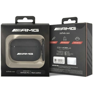 Buy Mercedes AMG AMAPSLWK Apple AirPods Pro cover black Leather - MRS65 - {ean13} - Home Screen Store Europe