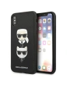 Kup Etui Karl Lagerfeld KLHCI65SAKICKCBK Apple iPhone XS Max fekete/black hardcase Saffiano Ikonik Karl&Choupette Head - KLD1214 - {ean13} - Sklep Home Screen