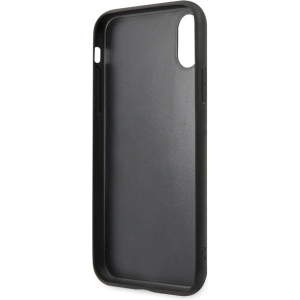 Kup Case Karl Lagerfeld KLHCI65SAKICKCBK Apple iPhone XS Max schwarz/hardcase Saffiano Ikonik Karl&Choupette Kopf - KLD1214 - {ean13} - Sklep Home Screen