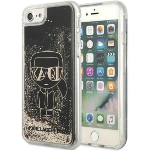 Kup Case Karl Lagerfeld KLHCI8LGGKBK Apple iPhone SE 2022/SE 2020/8/7 schwarz/black hardcase Liquid Glitter Gatsby - KLD1215 - {ean13} - Sklep Home Screen