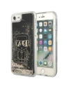 Etui Karl Lagerfeld KLHCI8LGGKBK Apple iPhone SE 2022/SE 2020/8/7 negru/black hardcase Liquid Glitter Gatsby