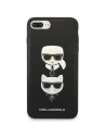 Kup Case Karl Lagerfeld KLHCI8LSAKICKCBK Apple iPhone 8/7 Plus schwarz/black Hardcase Saffiano Ikonik Karl&Choupette Kopf - KLD1216 - {ean13} - Sklep Home Screen