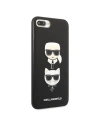 Kup Etui Karl Lagerfeld KLHCI8LSAKICKCBK Apple iPhone 8/7 Plus czarny/black hardcase Saffiano Ikonik Karl&Choupette Head - KLD1216 - {ean13} - Sklep Home Screen