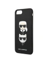 Kup Etui Karl Lagerfeld KLHCI8LSAKICKCBK Apple iPhone 8/7 Plus czarny/black hardcase Saffiano Ikonik Karl&Choupette Head - KLD1216 - {ean13} - Sklep Home Screen