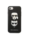 Kup Etui Karl Lagerfeld KLHCI8SAKICKCBK Apple iPhone SE 2022/SE 2020/8/7 czarny/black hardcase Saffiano Ikonik Karl&Choupette Head - KLD1217 - {ean13} - Sklep Home Screen