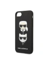 Kup Etui Karl Lagerfeld KLHCI8SAKICKCBK Apple iPhone SE 2022/SE 2020/8/7 czarny/black hardcase Saffiano Ikonik Karl&Choupette Head - KLD1217 - {ean13} - Sklep Home Screen