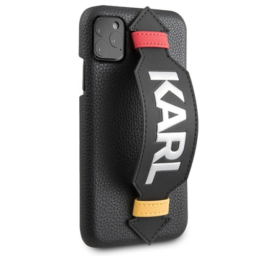 Kup Etui Karl Lagerfeld KLHCN58HDAWBK Apple iPhone 11 Pro hardcase černý/black Strap - KLD1218 - {ean13} - Sklep Home Screen