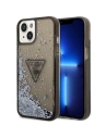 Etui Guess GUHCP14SLFCTPK Apple iPhone 14 czarny/black hardcase Liquid Glitter Palm Collection