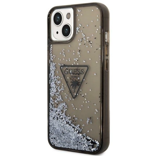 Kup Etui Guess GUHCP14SLFCTPK Apple iPhone 14 czarny/black hardcase Liquid Glitter Palm Collection - GUE2261 - {ean13} - Sklep Home Screen