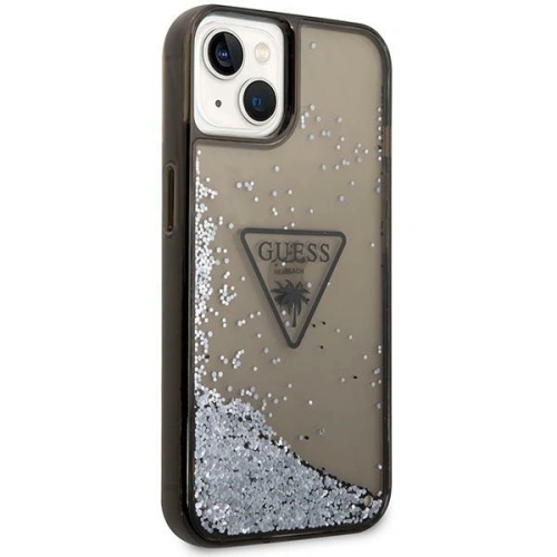 Kup Etui Guess GUHCP14SLFCTPK Apple iPhone 14 czarny/black hardcase Liquid Glitter Palm Collection - GUE2261 - {ean13} - Sklep Home Screen