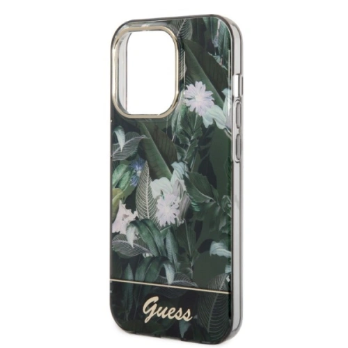 Kup Etui Guess GUHCP14XHGJGHA Apple iPhone 14 Pro Max zelený/green hardcase Jungle Collection - GUE2263 - {ean13} - Sklep Home Screen
