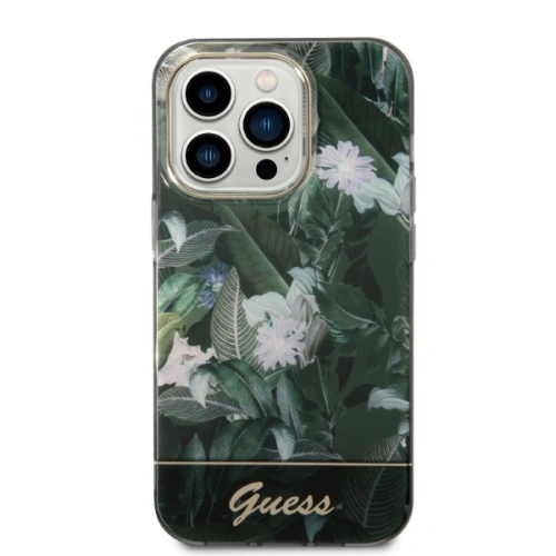 Kup Etui Guess GUHCP14XHGJGHA Apple iPhone 14 Pro Max zelený/green hardcase Jungle Collection - GUE2263 - {ean13} - Sklep Home Screen