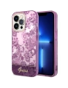 Etui Guess GUHCP14XHGPLHF Apple iPhone 14 Pro Max fuchsie/fuchsie hardcase Porcelain Collection