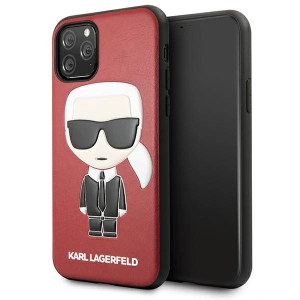 Kup Etui Karl Lagerfeld KLHCN58IKPURE Apple iPhone 11 Pro hardcase czerwony/red Iconic Karl Embossed - KLD1219 - {ean13} - Sklep Home Screen