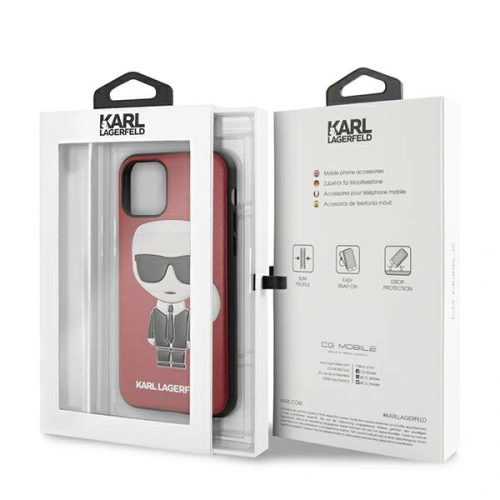 Kup Etui Karl Lagerfeld KLHCN58IKPURE Apple iPhone 11 Pro hardcase piros/red Iconic Karl Embossed - KLD1219 - {ean13} - Sklep Home Screen