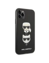 Kup Etui Karl Lagerfeld KLHCN58SAKICKCBK Apple iPhone 11 Pro czarny/black hardcase Saffiano Ikonik Karl&Choupette Head - KLD1220 - {ean13} - Sklep Home Screen