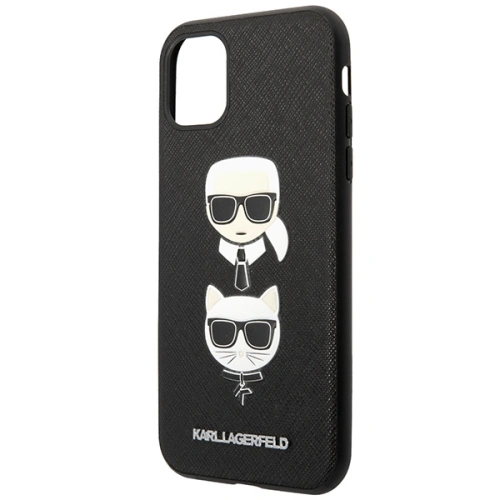 Kup Etui Karl Lagerfeld KLHCN58SAKICKCBK Apple iPhone 11 Pro czarny/black hardcase Saffiano Ikonik Karl&Choupette Head - KLD1220 - {ean13} - Sklep Home Screen