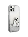 Kup Etui Karl Lagerfeld KLHCP12MGCFS Apple iPhone 12/12 Pro argintiu/silver hardcase Liquid Glitter Choupette Fun - KLD1222 - {ean13} - Sklep Home Screen