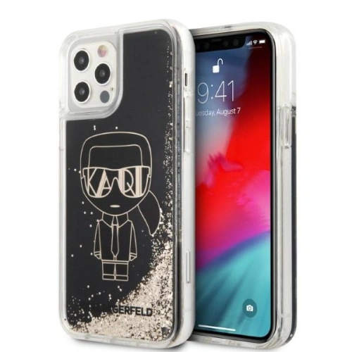 Kup Etui Karl Lagerfeld KLHCP12MLGGKBK Apple iPhone 12/12 Pro černý/black hardcase Liquid Glitter Gatsby - KLD1223 - {ean13} - Sklep Home Screen