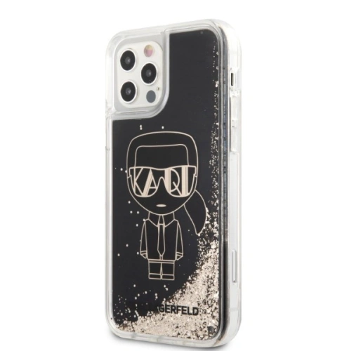 Kup Etui Karl Lagerfeld KLHCP12MLGGKBK Apple iPhone 12/12 Pro černý/black hardcase Liquid Glitter Gatsby - KLD1223 - {ean13} - Sklep Home Screen