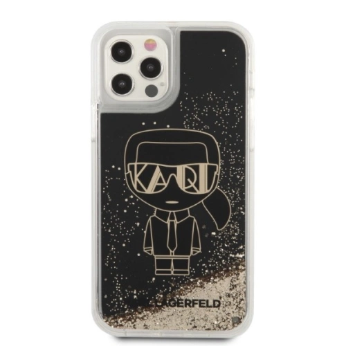 Kup Etui Karl Lagerfeld KLHCP12MLGGKBK Apple iPhone 12/12 Pro černý/black hardcase Liquid Glitter Gatsby - KLD1223 - {ean13} - Sklep Home Screen