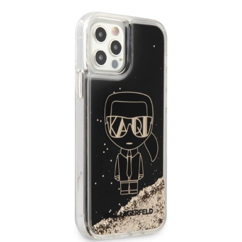 Kup Etui Karl Lagerfeld KLHCP12MLGGKBK Apple iPhone 12/12 Pro černý/black hardcase Liquid Glitter Gatsby - KLD1223 - {ean13} - Sklep Home Screen