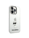 Etui Karl Lagerfeld KLHCP14LHNCHTCT Apple iPhone 14 Pro transparent hardcase IML NFT Choupette