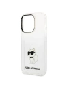 Etui Karl Lagerfeld KLHCP14LHNCHTCT Apple iPhone 14 Pro transparent hardcase IML NFT Choupette