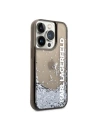 Etui Karl Lagerfeld KLHCP14LLCKVK Apple iPhone 14 Pro černý/black hardcase Liquid Glitter Elong