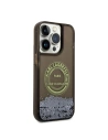 Etui Karl Lagerfeld KLHCP14LLCRSGRK Apple iPhone 14 Pro czarny/black hardcase Liquid Glitter RSG