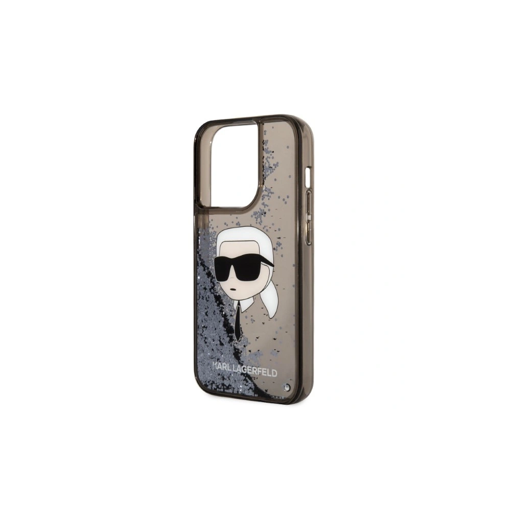 Etui Karl Lagerfeld KLHCP14LLNKHCK Apple iPhone 14 Pro czarny/black hardcase Glitter NFT Karl Head